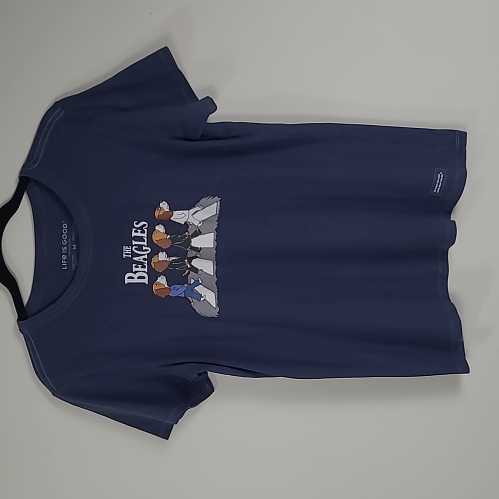 Life is Good The Beagles Dog graphic tshirt